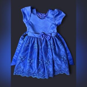 SHAN Royal Blue Satin Dress